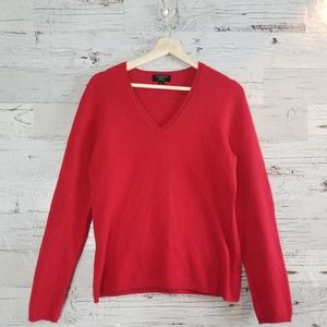 Charter Club Luxury 100% Cashmere V-neck Sweater